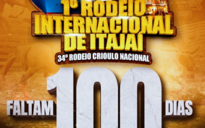 🗓️FALTAM 100 DIAS… E A BAND FM SERÁ A RÁDIO OFICIAL DO 1° RODEIO INTERNACIONAL DE ITAJAÍ!💚🧡