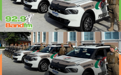 Entrega de 10 novas viaturas reforça atuação da PM em Itajaí