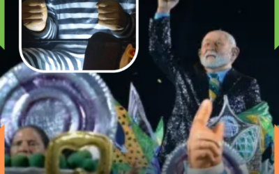 RIDÍCULO: Desfile politiqueiro homenageando Lula e mostrando “bozo preso” no Carnaval do RJ provoca reações extremamente negativas