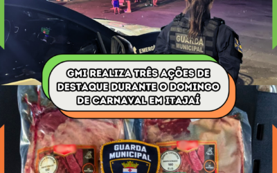 GMI realiza três ações de destaque durante o domingo de Carnaval em Itajaí