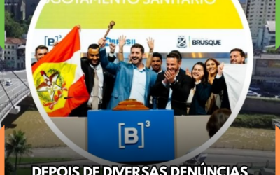 Depois de diversas denúncias sobre propina na região, AEGEA fecha contrato via leilão com Brusque de R$ 1,5 bi por 35 anos