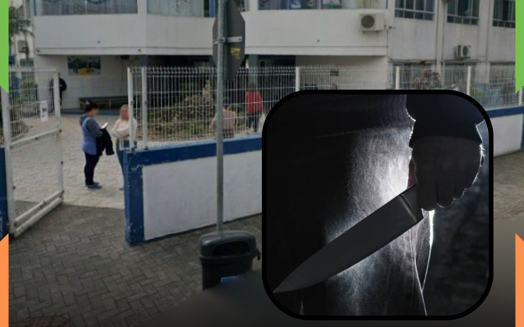 MEDIDA PROTETIVA IGNORADA: Suspeito armado causa pânico em frente à escola de BC