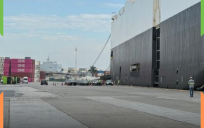 Navio com veículos de luxo atraca em Itajaí e marca nova fase no Porto