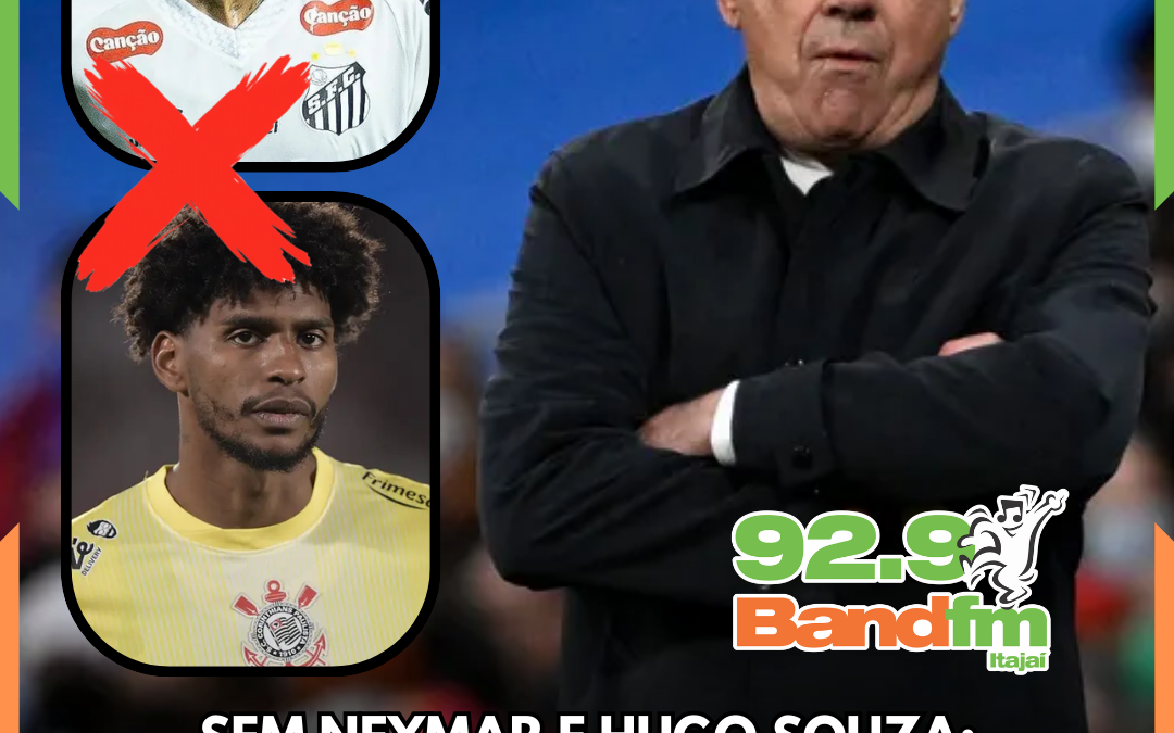 SEM NEYMAR E HUGO SOUZA: Ancelotti anuncia convocação do Brasil para amistosos e indica base para a Copa de 2026