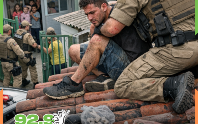 Suspeito invade creche durante fuga e dupla é presa por tráfico em Itajaí