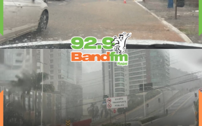 Chuva intensa interdita Estrada da Rainha e causa transtornos em Balneário Camboriú