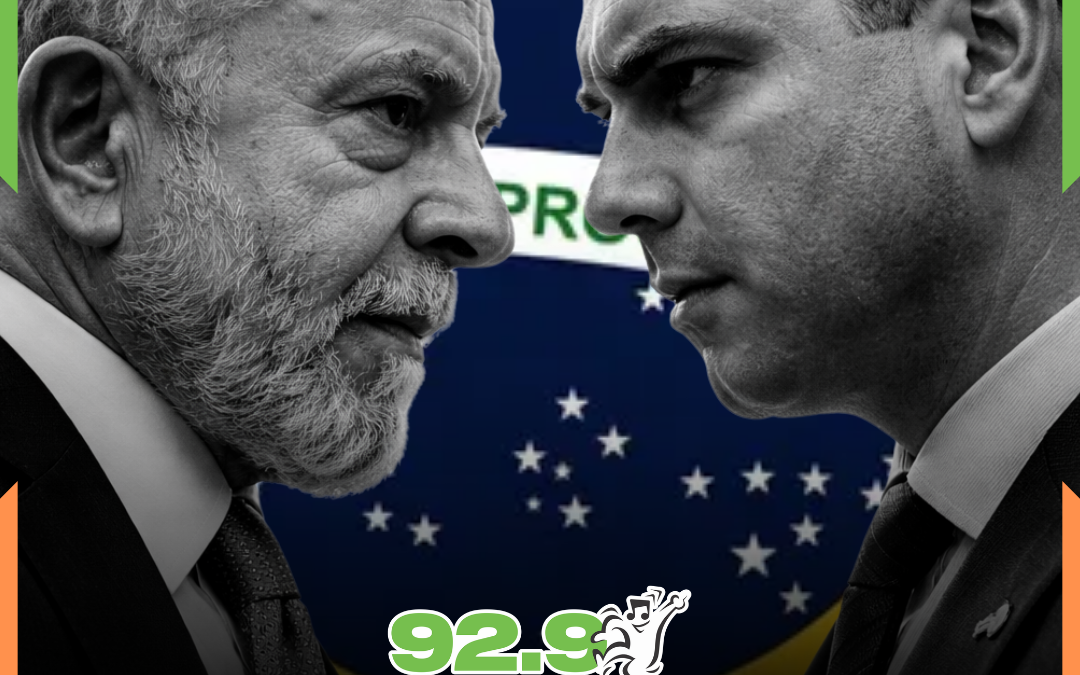 Pesquisa da CNN mostra Flávio com 35,9% e Lula com 33,2% das intenções dos votos no 1º turno