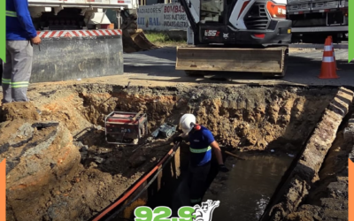 Abastecimento de água em Itajaí é restabelecido após reparo em adutora; veja a cronologia dos trabalhos de hoje (15):