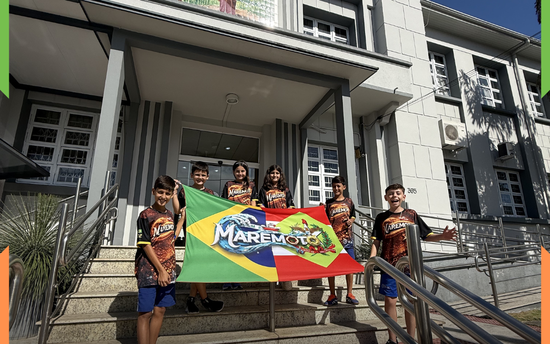 Crianças da Equipe Maremoto, do Colégio São José, estão de malas prontas para o First Championship, em Houston (EUA)