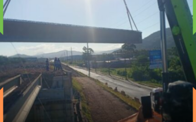 BOA NOTÍCIA: Obras avançam com implantação de novas alças no viaduto da BR-470, em Navegantes