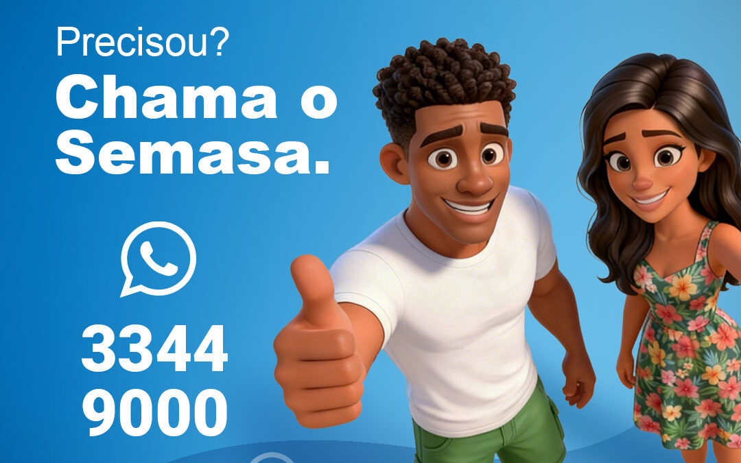 Viu um vazamento na rua?💦