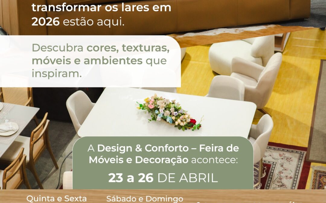 As tendências que vão definir os lares em 2026 já têm data e lugar para serem reveladas