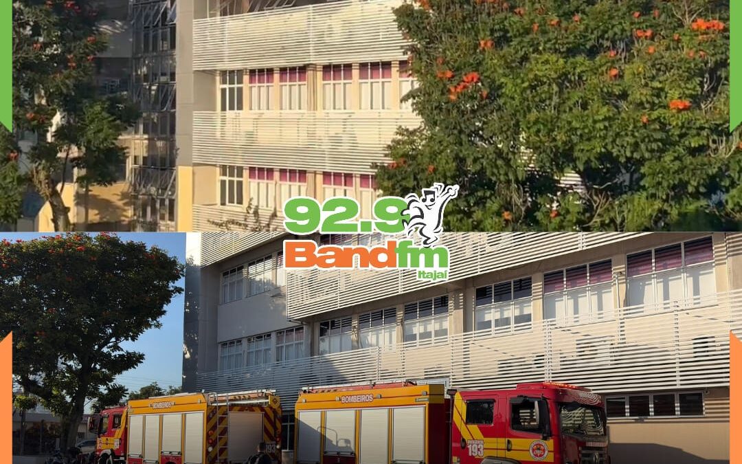 Incêndio no Gabinete do Prefeito mobiliza equipe dos Bombeiros em Itajaí; LEIA NOTA OFICIAL DA PREFEITURA: