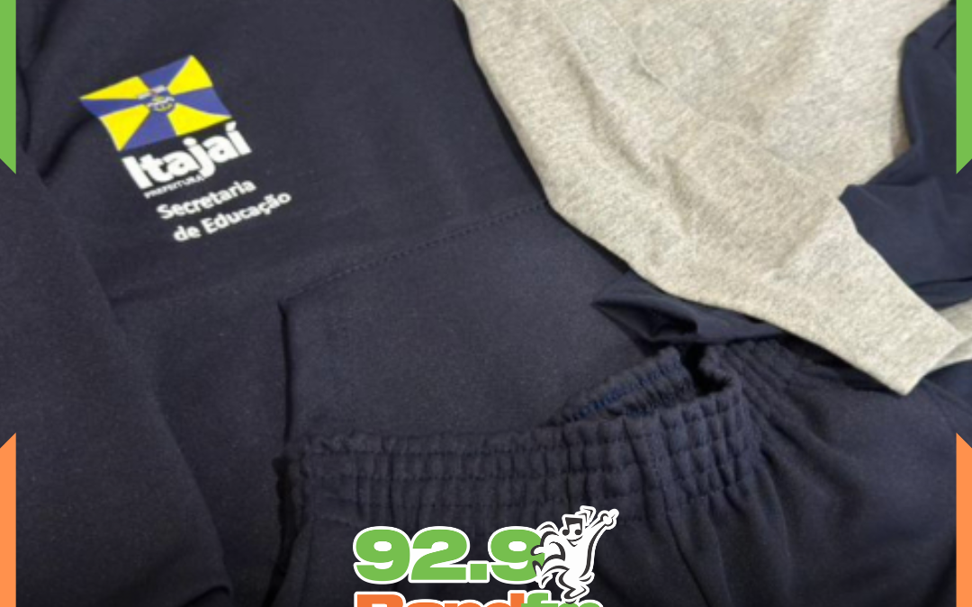 Uniformes de inverno da rede municipal chegarão ao ensino fundamental a partir desta sexta-feira (22), em Itajaí