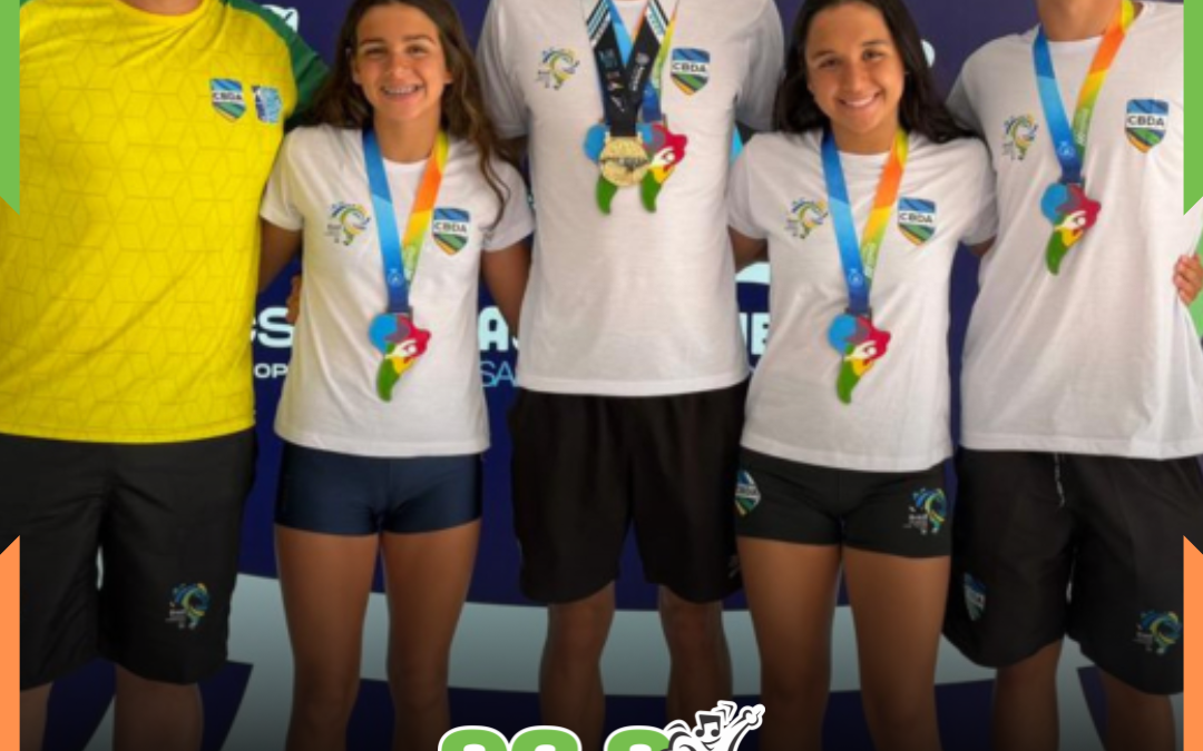 Itajaí conquista títulos e medalhas no Pan-americano de águas abertas no Equador