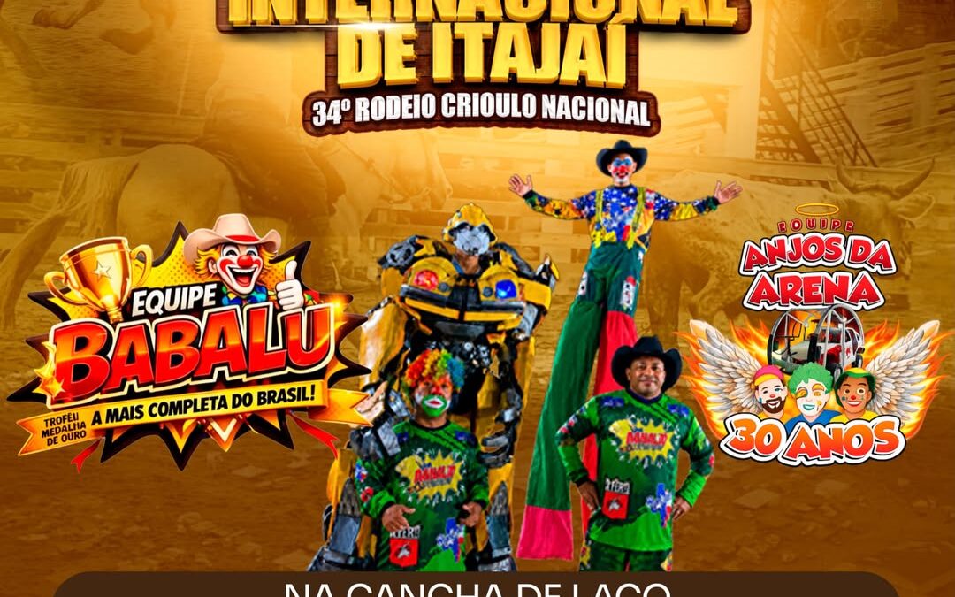 1º RODEIO INTERNACIONAL DE ITAJAÍ E 34º RODEIO CRIOULO NACIONAL