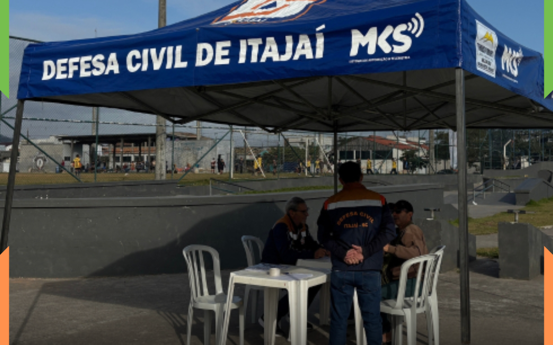 Programa ‘Defesa Civil nos Bairros’ chega ao Cidade Nova para aproximar serviços da população em Itajaí