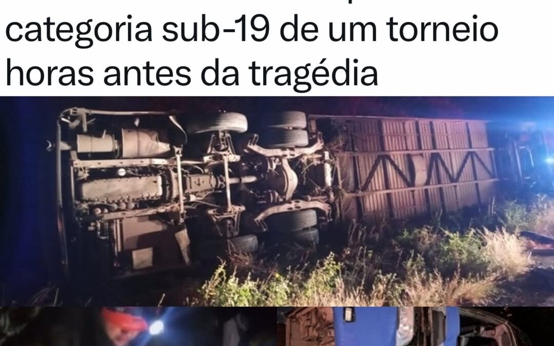 QUE TRISTEZA! Ônibus com time de basquete se envolve em acidente e deixa sete mortos; eles haviam sido campeões na categoria sub-19 de um torneio horas antes da tragédia