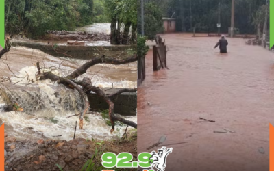 Temporal volta a provocar enchentes, alagamentos e deixa centenas de famílias afetadas no Rio Grande do Sul