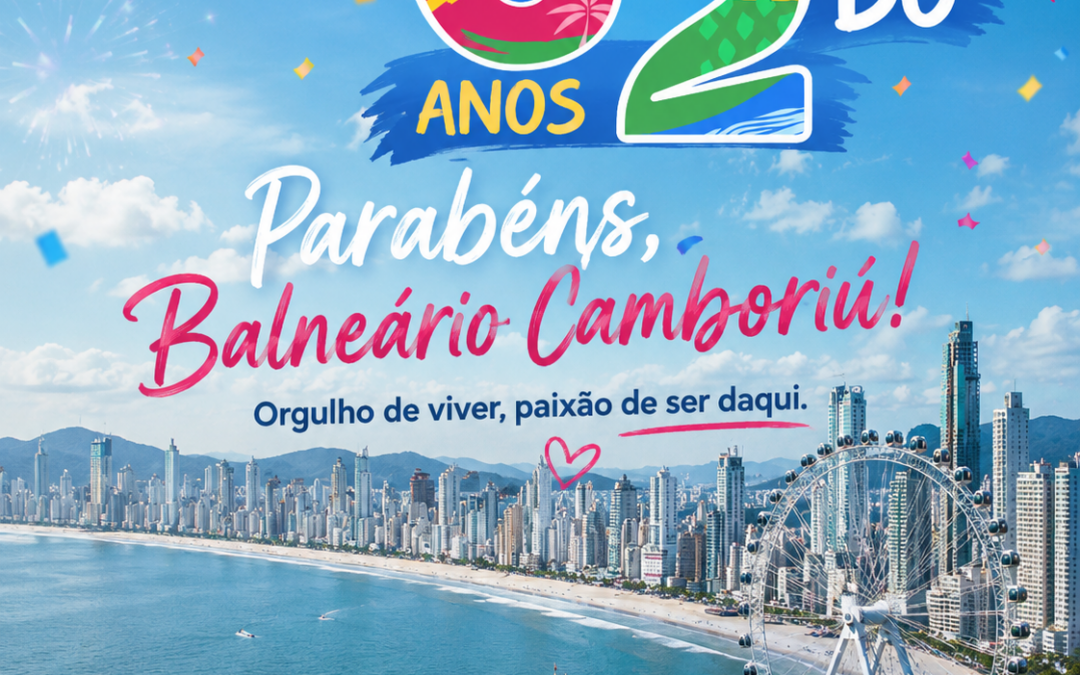 🎂🥳 Parabéns, Balneário Camboriú!