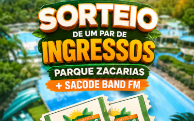 🎉💦 VALENDO! CHEGOU A SUA CHANCE DE CURTIR UM DIA INESQUECÍVEL NO PARQUE AQUÁTICO ZACARIAS! 🌴☀️