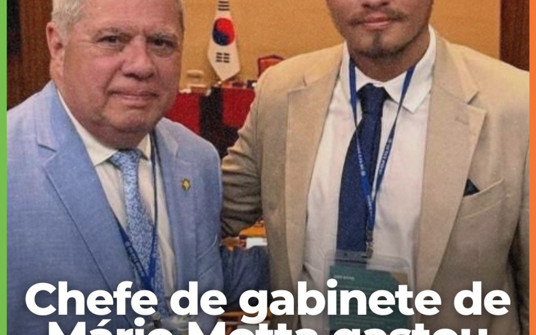 Chefe de gabinete de Mário Motta gastou R$ 389 mil em diárias