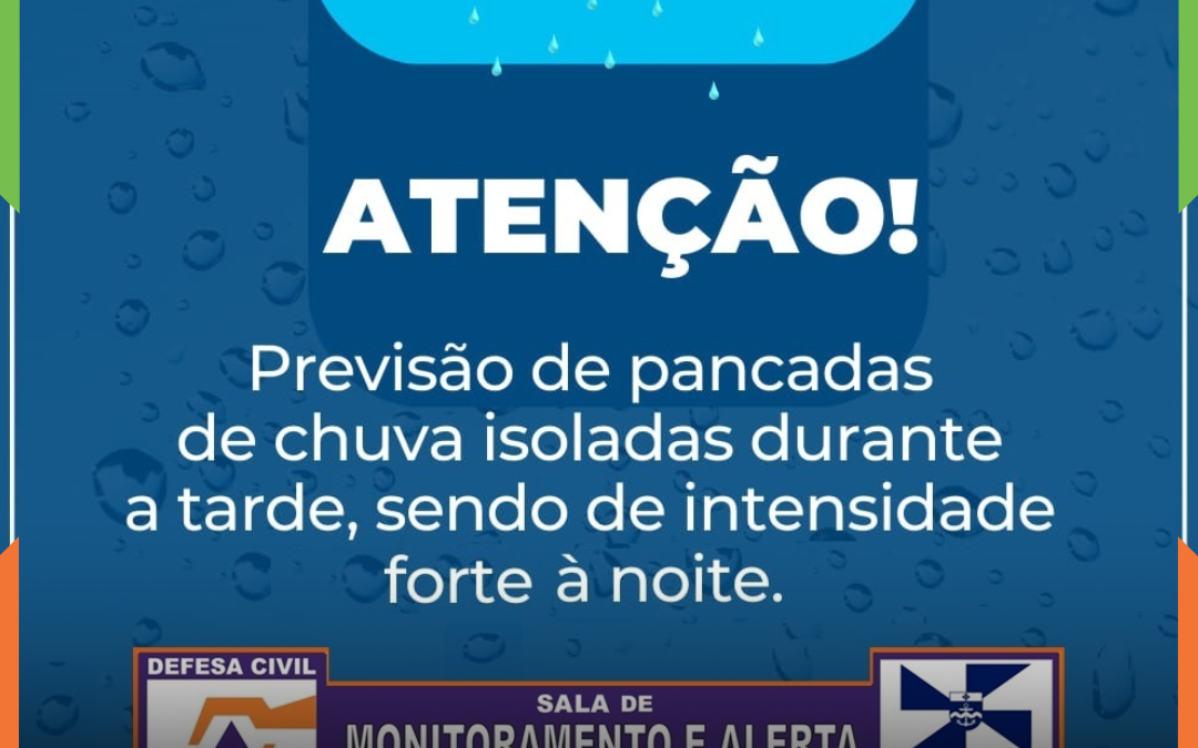 Defesa Civil mantém Itajaí em monitoramento e alerta para temporais isolados nesta quinta-feira (02)