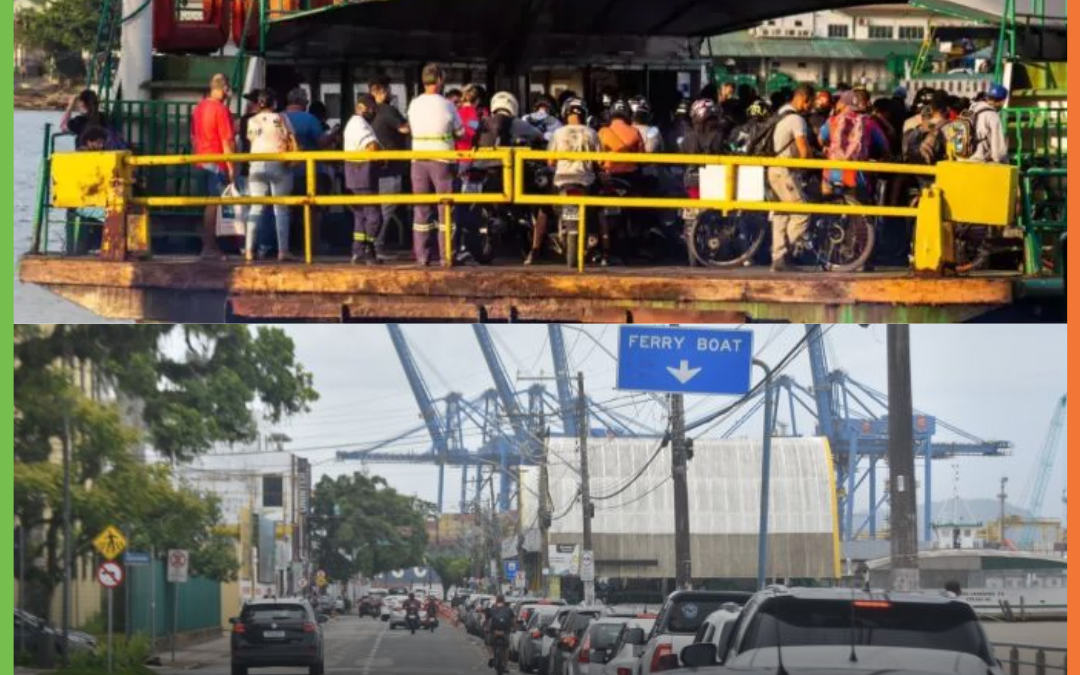 Filas no ferry boat entre Itajaí e Navegantes causam transtornos no início da manhã de hoje (31)