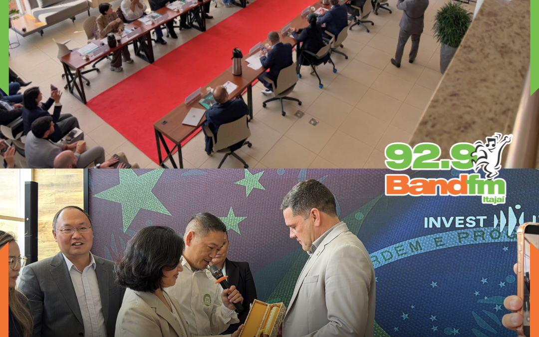 Visita de comitiva chinesa oficializa Parque Linyi em Itajaí