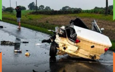 TRAGÉDIA NA BR-470: Colisão entre carro e carreta deixa quatro mortos em SC
