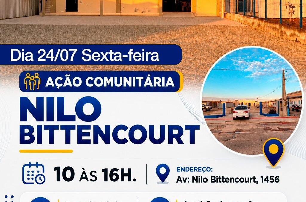 AÇÃO COMUNITÁRIA LEVA SERVIÇOS GRATUITOS AO NILO BITTENCOURT NESTA SEXTA-FEIRA (24), EM ITAJAÍ