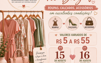 Bazar beneficente busca apoio para viabilizar registro da Associação Instituto Dourar