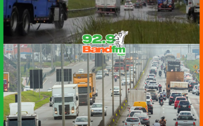 Trânsito trava BR-101 e principais avenidas de Itajaí na manhã desta terça (04)