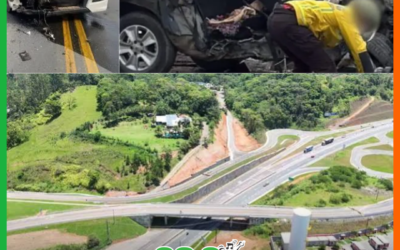 CARRO COM PLACAS DE NAVEGANTES SE ENVOLVE EM ACIDENTE QUE DEIXOU DUAS MULHERES MORTAS NA BR-470