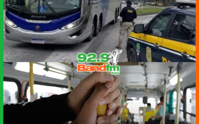 Passageiro é detido após denúncia de importunação sexual em ônibus na BR-101, em Barra Velha
