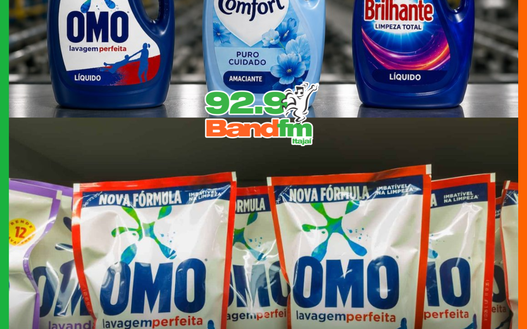 OMO, Brilhante e Comfort são alvos de suspensão da fabricação de novos lotes pela Anvisa