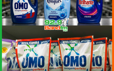 OMO, Brilhante e Comfort são alvos de suspensão da fabricação de novos lotes pela Anvisa