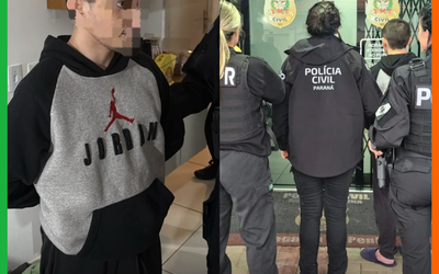 POLÍCIA CIVIL DE PENHA E DO PARANÁ PRENDEM INVESTIGADO POR ESTUPRO, AMEAÇA E OUTROS CRIMES
