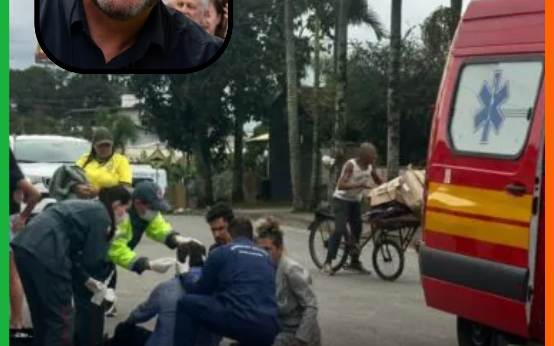 Dr. Élcio sofre queda durante campanha em Barra Velha e é levado para atendimento médico