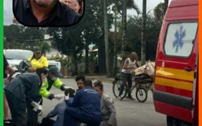 Dr. Élcio sofre queda durante campanha em Barra Velha e é levado para atendimento médico