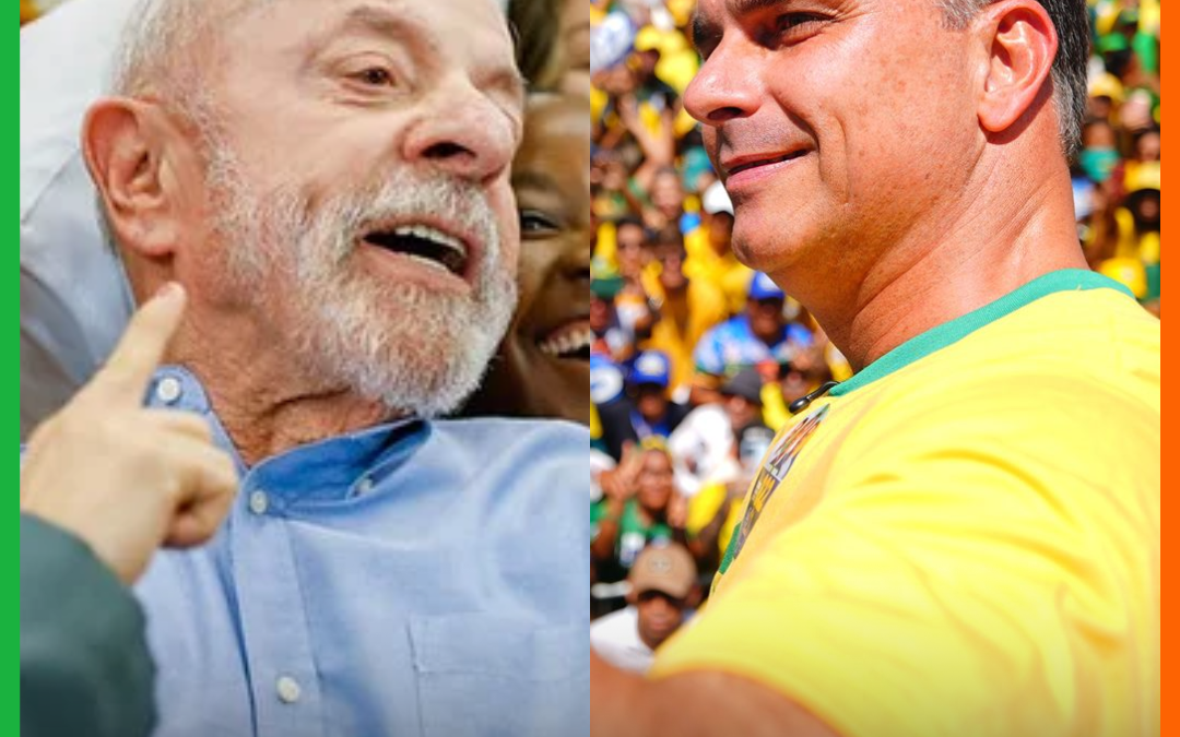 FLÁVIO BOLSONARO TEM 50,3% E LULA 49,7% NO 2º TURNO, APONTA PESQUISA BTG/NEXUS
