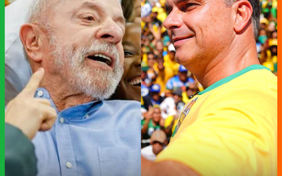 FLÁVIO BOLSONARO TEM 50,3% E LULA 49,7% NO 2º TURNO, APONTA PESQUISA BTG/NEXUS