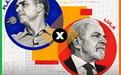 REAL TIME BIG DATA: FLÁVIO BOLSONARO TEM 52% E LULA 48% DOS VOTOS VÁLIDOS