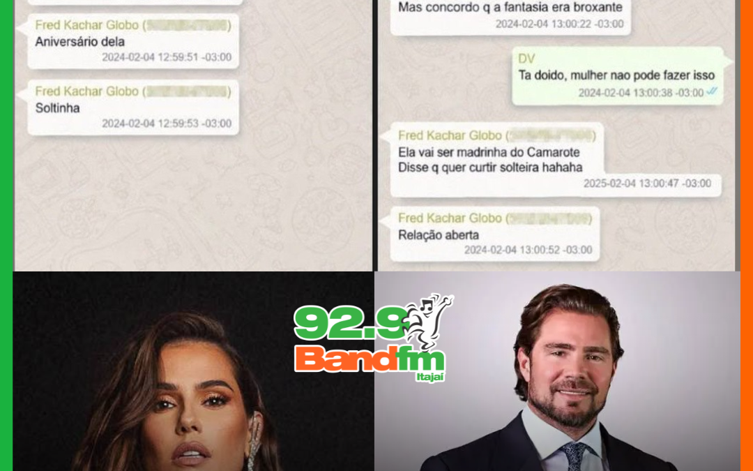 MENSAGENS ATRIBUÍDAS A VORCARO EXPÕEM COMENTÁRIOS SOBRE DEBORAH SECCO E CRÍTICAS A JORNALISTA DO GLOBO