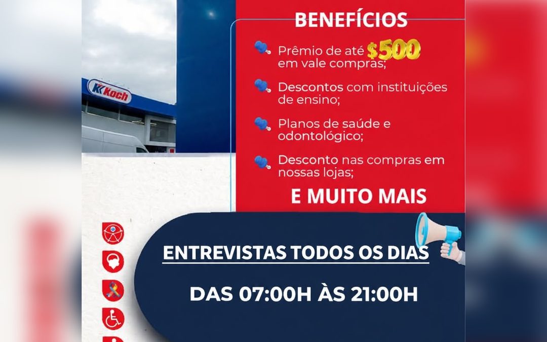 📢 ESTAMOS CONTRATANDO! ❤️💙